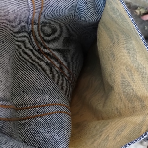 COOGI  Cotton Down Under Blue Jean 6 Pocket Jacket Crispy - Picture 8 of 16